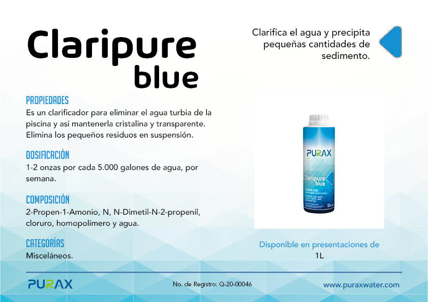 CLARIPURE BLUE - 1L